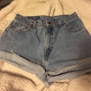 high wasted washed colored jeans