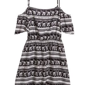Boho off shoulder dress