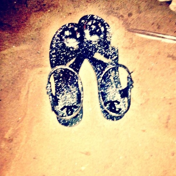 Chanel jelly sandals