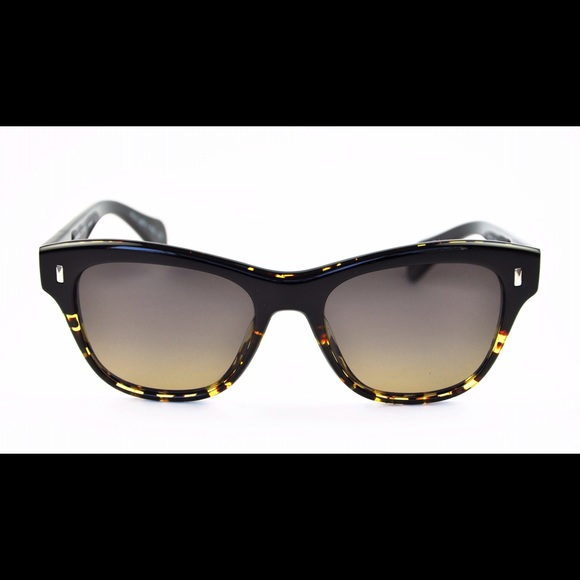 Oliver Peoples Black and Tortoise Sofee Sunglasses