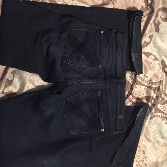 Size 28 7 for all mankind dojo jeans
