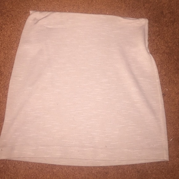 Tan Mini Skirt