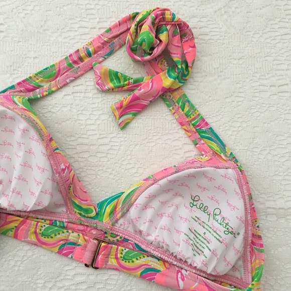 NWT Lily Pulitzer Bailor Bikini Top All Nighter - Picture 3 of 4