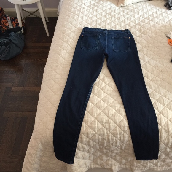 7 for all mankind high waisted skinny jeans