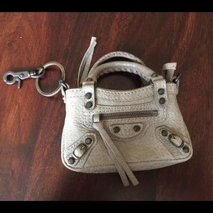 Baleciaga Tiny First key ring