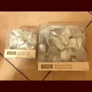 Silver rose petals. Never used.