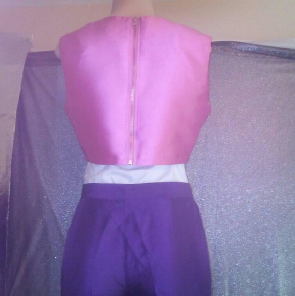 Glamorous Pink Crop Top - Picture 3 of 4