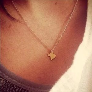 DOGEARED Texas Gold Dipped Necklace