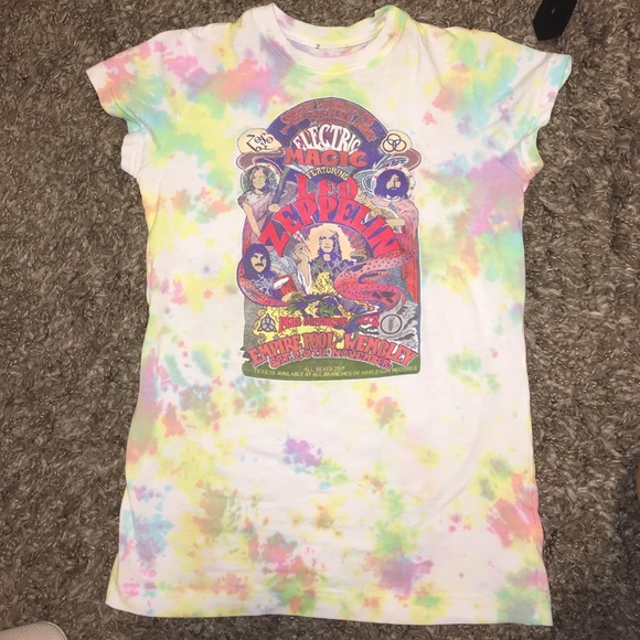 Tie dye Led Zeppelin T-shirt ❤️