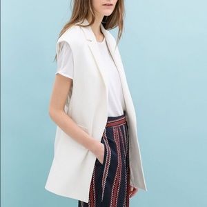 NWOT Zara Sleeveless Blazer