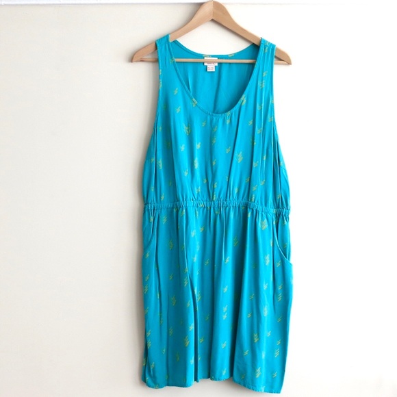 PRICE DROP Mossimo teal cut out dress