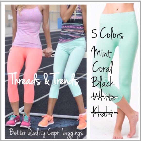 Essential Pastel Capri Leggings - Picture 3 of 3
