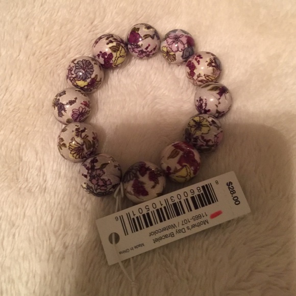 Vera Bradley bracelet (watercolor)