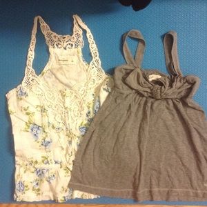 Two summer tops from Abercrombie kids.