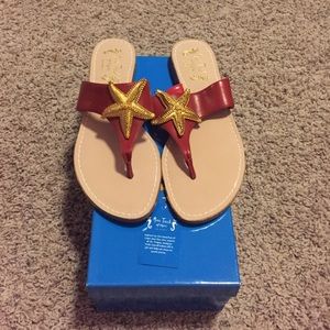 Miss Trish for Target Red Starfish Sandal