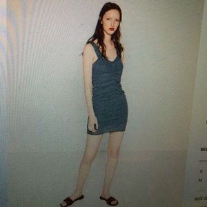 Mini draped dress -Zara