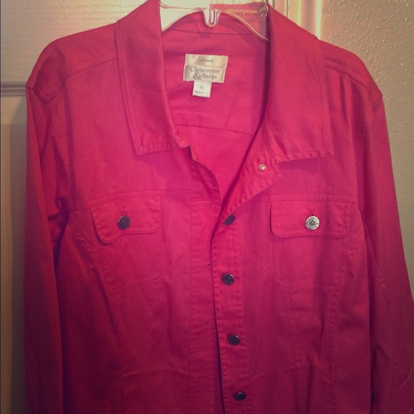 Christopher Banks hot pink jacket