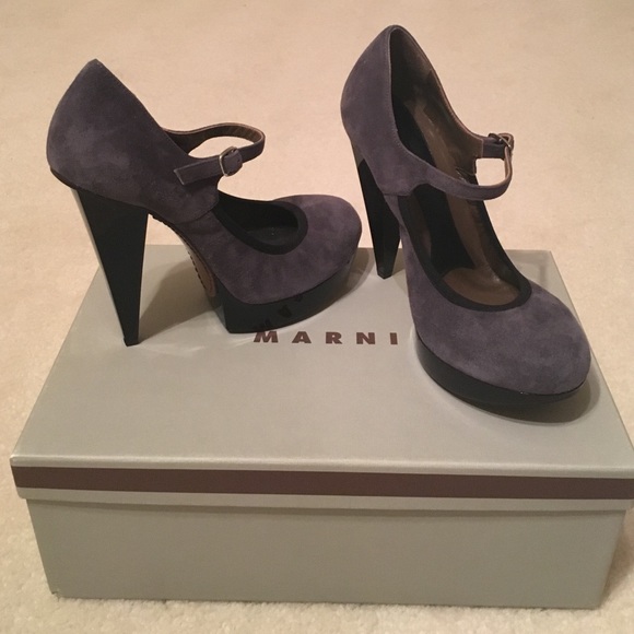 Marni dark grey Scarpa Pump SZ 37