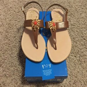 Miss Trish for Target Brown Turtle Sandal