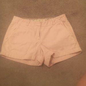 Pink J. Crew Chino Shorts