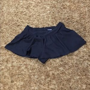 Express Black Flowy Shorts