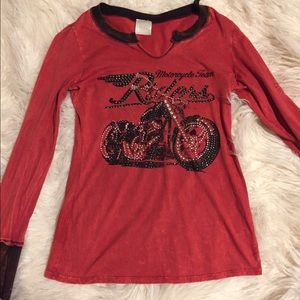 Long sleeve motorcycle shirt