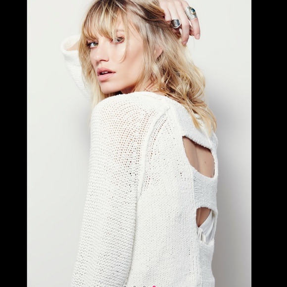 FREE PEOPLE keyhole pullover - Picture 4 of 4