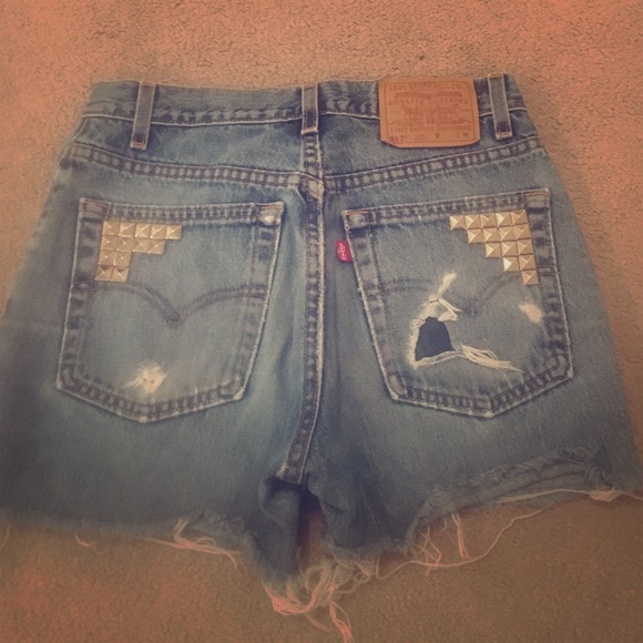 High Waisted Cut Off Shorts