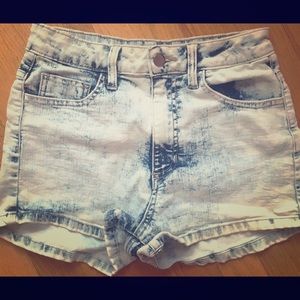 High waisted shorts
