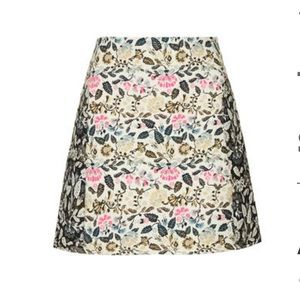 Garden Floral A Line Skirt