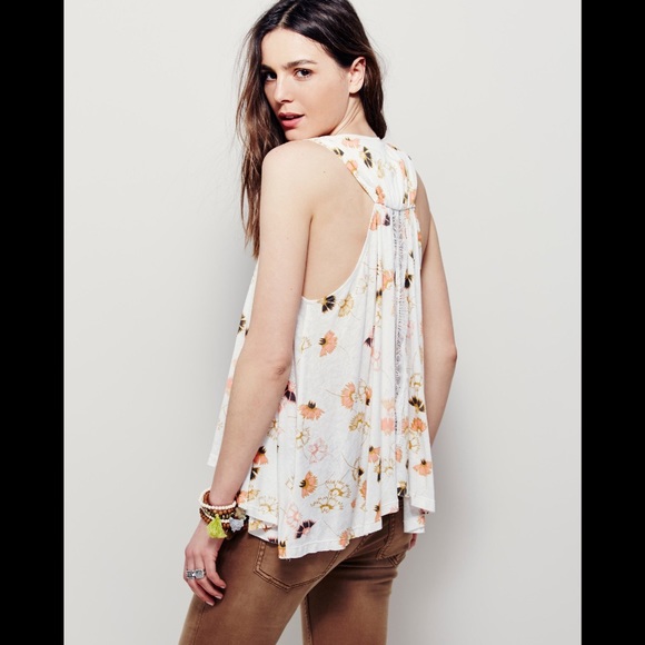 FREE PEOPLE print tank LAST ONE! - Picture 2 of 4
