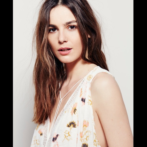 FREE PEOPLE print tank LAST ONE! - Picture 3 of 4