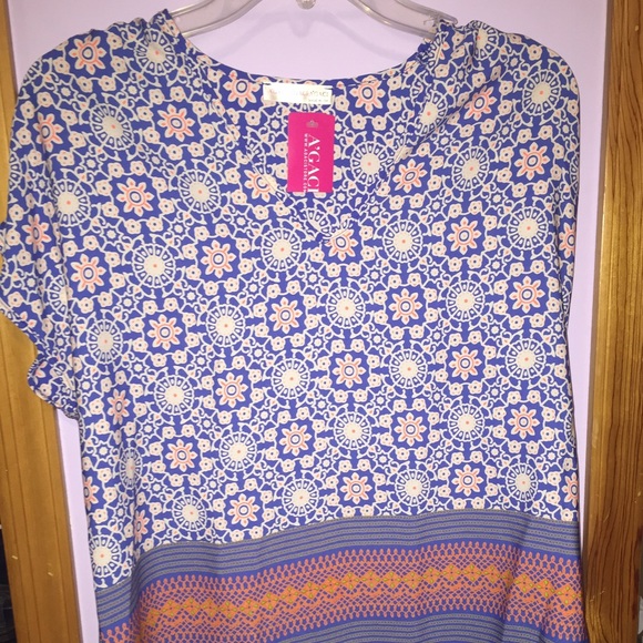 A'GACI short sleeve blouse - Picture 1 of 2