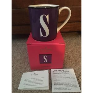 Kate spade monogram mug
