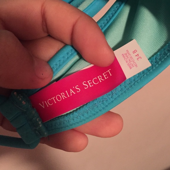 Blue Victoria Secret Bikini top!! Used once! - Picture 2 of 3