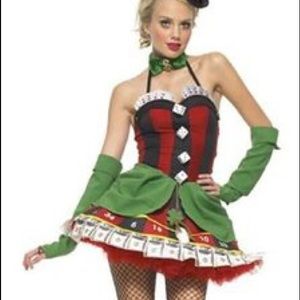 Lady Luck casino girl Halloween costume