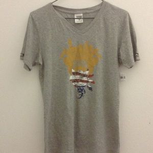 Crooks and castle medusa v neck tee