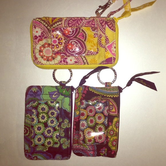 3 Vera Bradley wallets