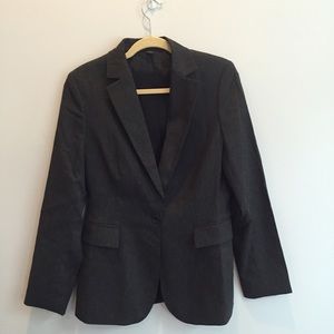 Express 2 Button Gray Blazer - size 10
