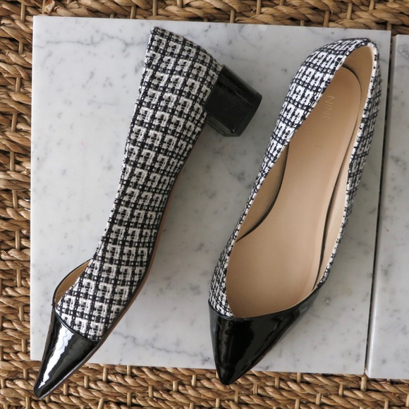 HUMP DAY SALE Nine West Edelson patent pumps