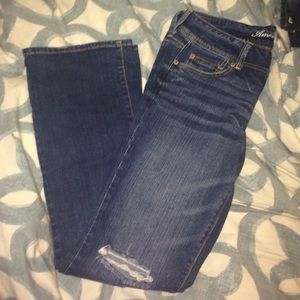 Distressed Slim Boot Jean - American Eagle