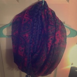 Magenta Paisley Scarf