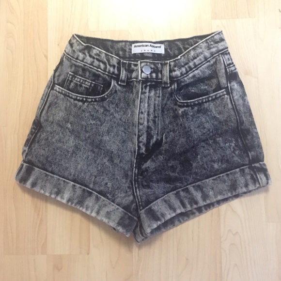 Acid Washed Cuffed AA Highwaist Denims
