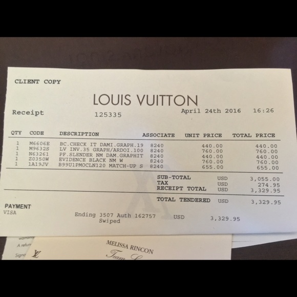 Authentic Louis Vuitton Belt Dark Print - Picture 3 of 3