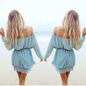 Sabo skirt off the shoulder dress