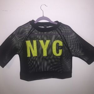 NYC Mesh Crop Top F21