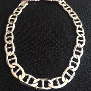 Sterling Chain Link 8" Bracelet 925