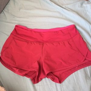 Lululemon speed shorts