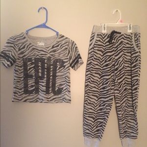 Justice 2pc Outfit Size 10