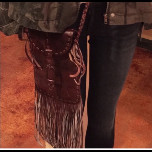 Bed Stu Sandy Lane leather fringe boho bag